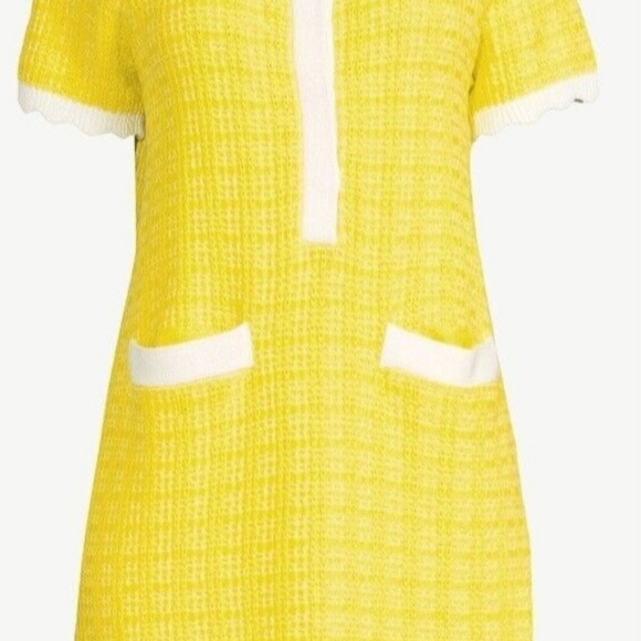 Free Assembly Yellow Knit dress size XXL - Picture 8 of 9